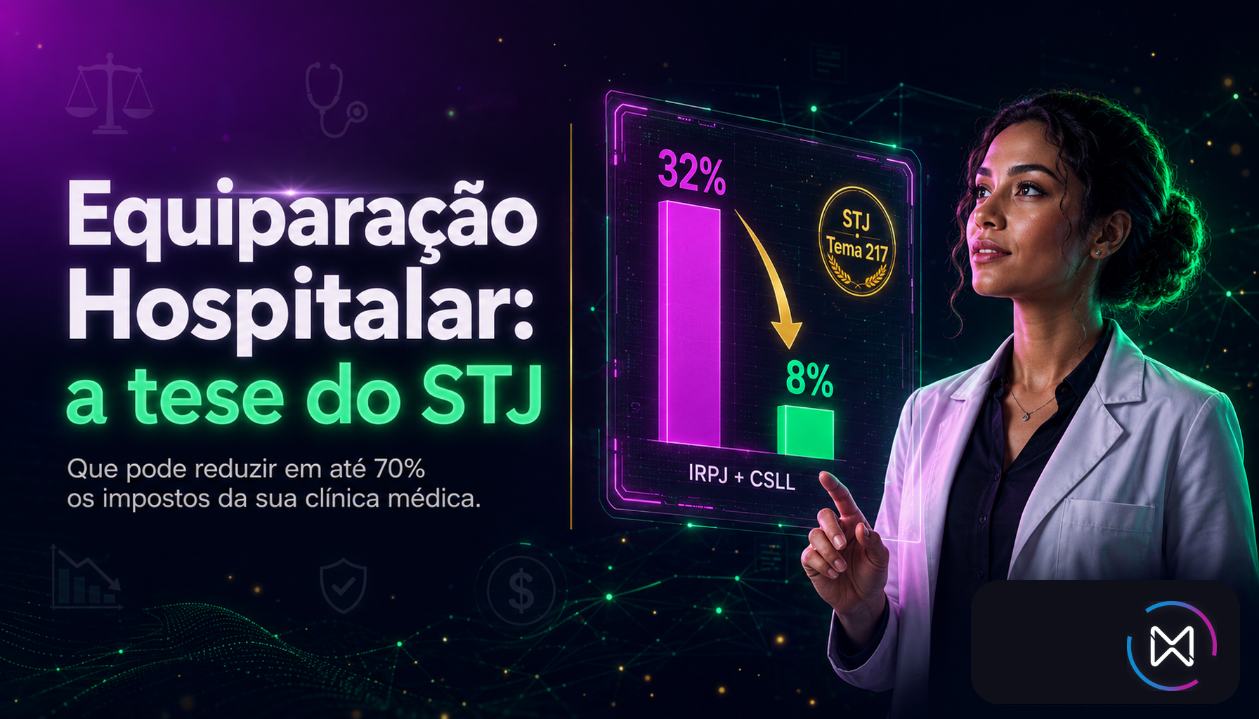 Equiparação Hospitalar: a tese do STJ que pode reduzir em até 70% os impostos da sua clínica médica
